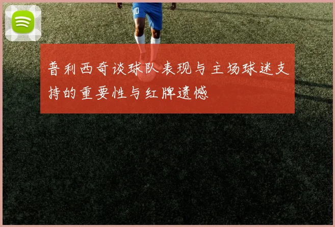 普利西奇谈球队表现与主场球迷支持的重要性与红牌遗憾